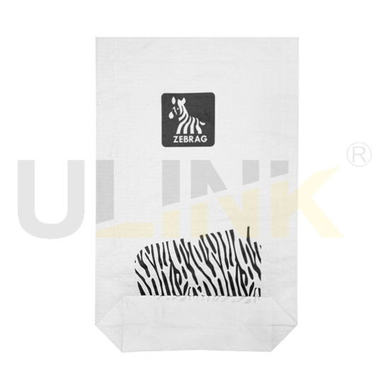 10kg PP Woven Customized Logo Empty Zebrag Animal Feed Bag for Sale