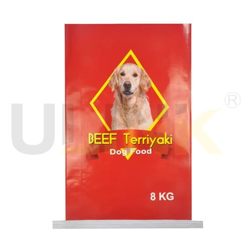 custom 8kg side gusset pp woven laminated bag for packaging dog food