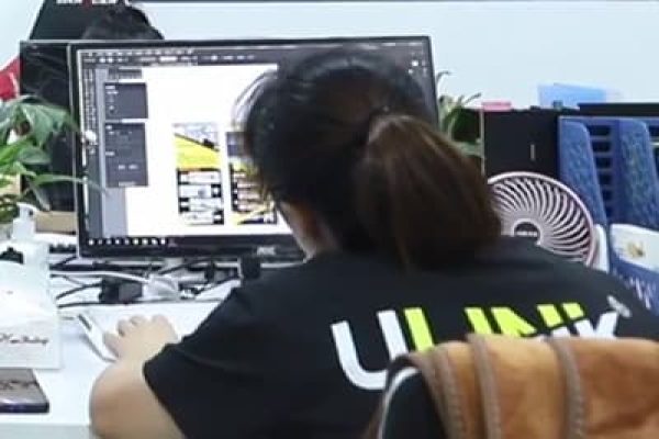 Designers design the bags according to the client's requirements